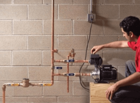 Note the use of water pumps for household